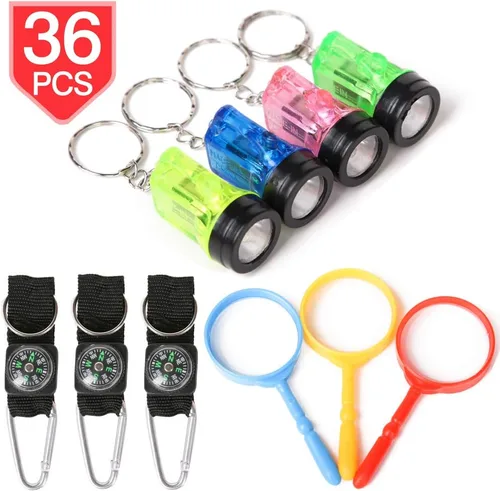Miniatura 7 de PROLOSO Kit de exploración de la naturaleza, juegos al aire libre, regalos de fiesta, juguetes para niños, perfecto para fiestas temáticas