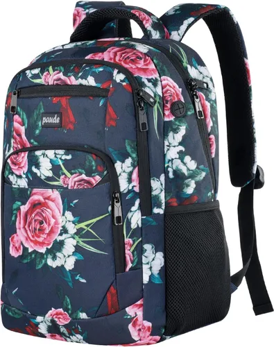 Miniatura 9 de Paude Mochila escolar, mochila de viaje para laptop de 17.3 pulgadas, mochila para adolescentes y niños, mochila universitaria con puerto de carga