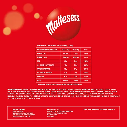 Miniatura 2 de Maltesers Bolsa de chocolate estándar de 3.28 oz (paquete de 3)