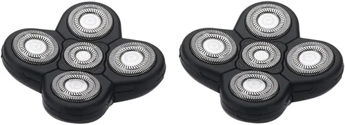 Cabezas de repuesto para afeitadoras eléctricas para hombre, 5 en 1, reemplazables, alternativa, flotante, lavable, cabeza recortadora de cuchillas