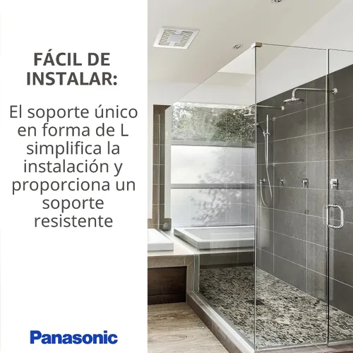 Miniatura 6 de Panasonic WhisperValue Ventilador de techo/pared de baño, 50-80-100 CFM, FV-0510VS1