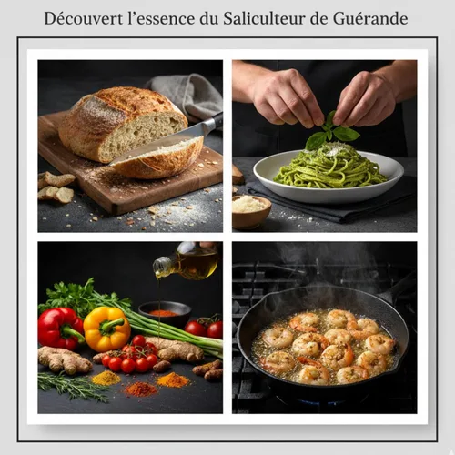 Miniatura 7 de Le Saliculteur - Sal marina gris francesa, método celta tradicional, sal mineral gruesa sin refinar de 16 onzas, certificado PGI, tarro de vidrio