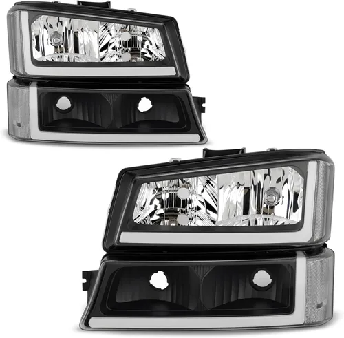 Miniatura 12 de AUTOSAVER88 - Juego de faros delanteros compatible con 2003 2004 2005 2006 Chevy Silverado Avalanche 1500 1500HD 2500 2500HD 3500/2007 Classic OE
