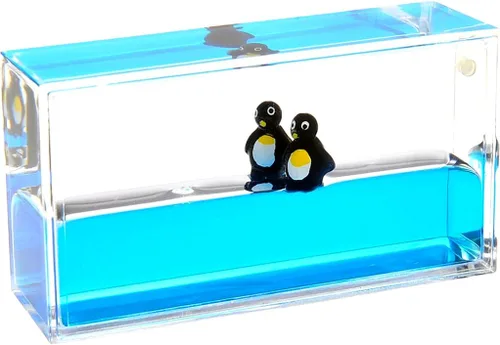 PowerTRC Pisapapeles de pingüino líquido | Juguete calmante y relajante | Juguetes para autismo | Juguetes de escritorio