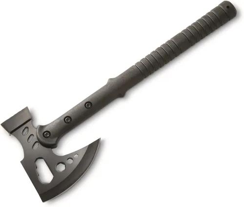 SZCO Hammer Axe - Hacha de campamento de 16.25 pulgadas con hoja de acero al carbono, mango de fibra de nailon, hacha táctica para exteriores,
