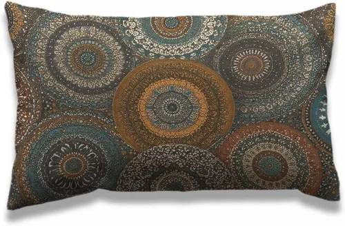 Miniatura 12 de AOYEGO Funda de almohada decorativa 12x20 pulgadas con diseño de aguacate haciendo ejercicio con aro hula hoop, fundas de almohada rectangulares