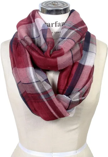 Miniatura 7 de Bufandas de moda a cuadros y cuadros Infinity de Scarfand's Tartan