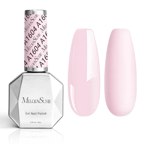 Miniatura 78 de MelodySusie Esmalte de uñas de gel grueso color rosa nude, 0.5 fl oz removible con remojo UV LED Funny Bunny esmalte de gel rosa, regalo de Navidad