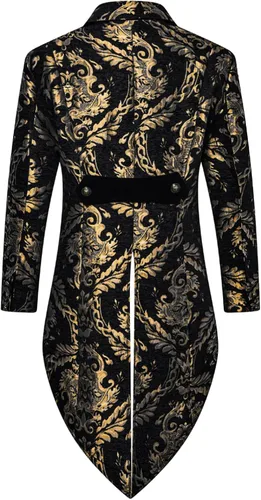 Miniatura 2 de Chaqueta steampunk vintage para hombre, disfraz gótico victoriano