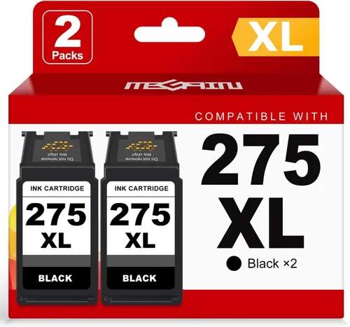 MEGAIN 275XL - Cartuchos de tinta de repuesto para Canon PG-275 275XL PG-275XL para impresoras Canon PIXMA TS3500 TS3522 TS3700 TS3722 TR4700 TR4720