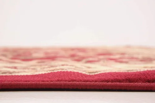 Miniatura 157 de Unique Loom Colección Sialk Hill - Alfombra de área Washington (3 pies 3 pulgadas x 5 pies 3 pulgadas, rectángulo, burdeos/crema)
