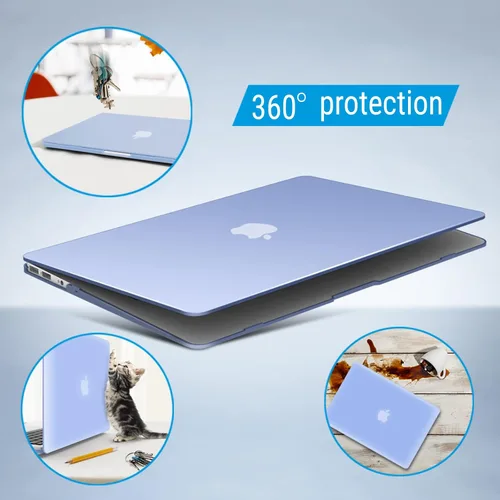 Miniatura 9 de IBENZER - Funda para MacBook Air de 13 pulgadas A1466 A1369, funda de carcasa dura con cubierta de teclado para Apple Mac Air 13 versión antigua