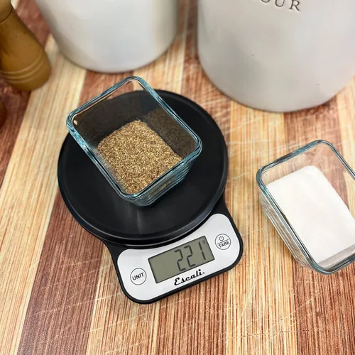 Miniatura 6 de Escali Telero - Báscula digital de alimentos, báscula de cocina multifuncional, medición precisa de peso y control de porciones, 7.62 x 6.1 x 1.28
