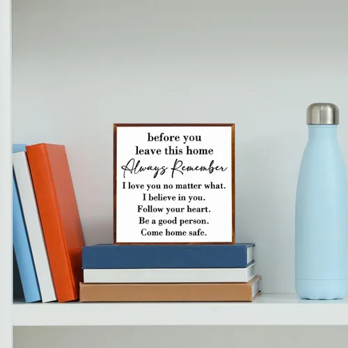 Miniatura 5 de Caja de madera con texto en inglés «Always Remember You are Braver Than You Think» con texto en inglés «Always Remember You are Braver Than You