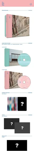 BTS-[Wings:You Never Walk Alone] Álbum CD, fotolibro+tarjeta de fotos sellada Bangtan