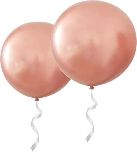 Miniatura 27 de Globos redondos gigantes de 36 pulgadas, paquete de 6 globos de látex negros para sesiones de fotos, bodas, baby shower, decoraciones de fiesta