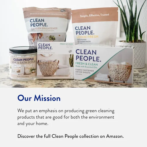 Miniatura 8 de The Clean People Cápsulas de detergente para ropa - Envase reciclable, hipoalergénico, lucha contra las manchas - Jabón de ropa ultraconcentrado