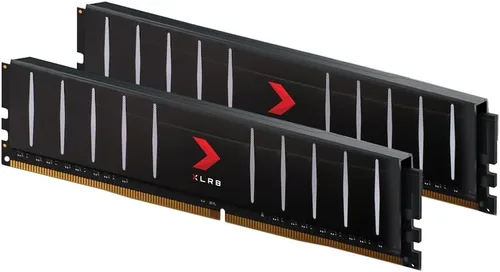 PNY XLR8 Gaming 16GB (2x8GB) DDR4 DRAM 3200MHz (PC4-25600) CL16 1.35V Kit de memoria de escritorio de doble canal de perfil bajo (DIMM) -