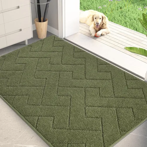 Miniatura 71 de PURRUGS Alfombra de fácil cuidado de 6 x 9 pies, antideslizante, lavable a máquina, tapete para puerta de perro, resistente a las manchas