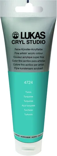 Miniatura 90 de Lukas CRYL Studio Artist - Pintura acrílica para artistas, Alizarín Carmesí, tubo de 125 ml - Pinturas acrílicas de alto pigmento para pintura
