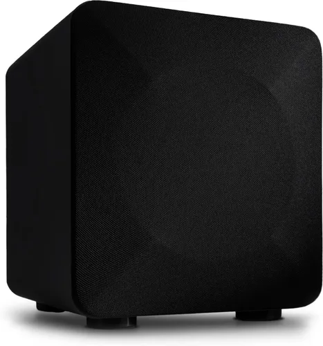 Audioengine Subwoofer alimentado S6, altavoz compacto de 6 pulgadas con graves profundos, potencia máxima de 210 W para TV, música, películas y