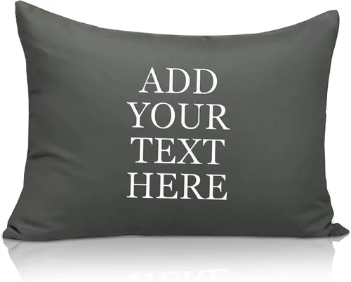 Fundas de almohada personalizadas para niños pequeños de 13 x 18 pulgadas, funda de almohada de microfibra cepillada súper suave y acogedora con