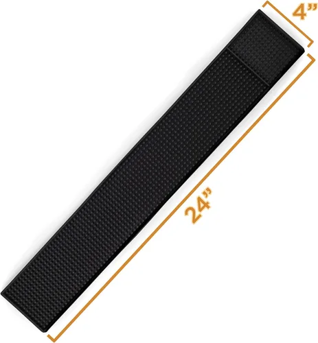 Miniatura 7 de Alfombrilla de goma para derrames (1) – 24 x 4 pulgadas, resistente antideslizante, accesorios profesionales para barman – Suministros esenciales