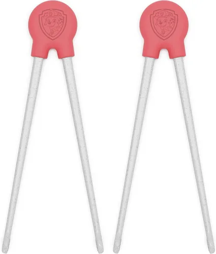 Miniatura 8 de Lalo Palillos para niños - Juego de 2 palillos de entrenamiento hechos de silicona y paja de trigo ecológica PP - Edades de 2 años en adelante
