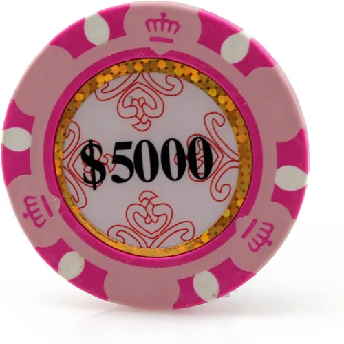 Miniatura 7 de Versa Games Monte Carlo - Fichas de póquer de arcilla de 0.48 oz de peso, paquete de 50 unidades (elegir colores)