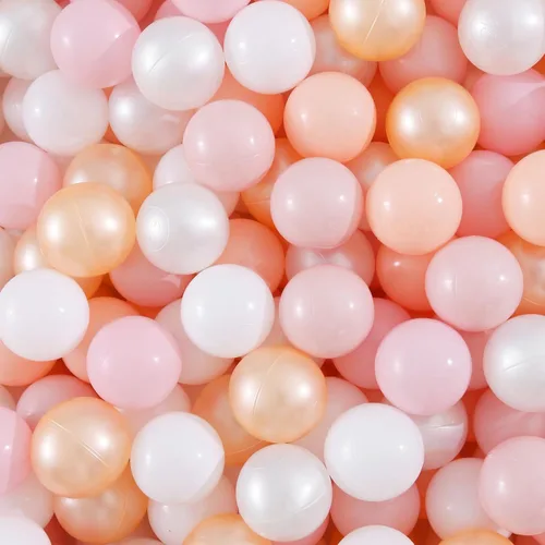 Miniatura 13 de Bolas de pozo de bolas Realhaha 50 100 200 500 Bolas de juego de plástico para bebés, niñas, niños pequeños, tienda de campaña, piscina, sala