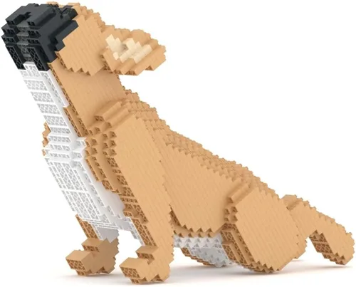Miniatura 8 de JEKCA Bulldog francés 05S-M03 Bloques de construcción de plástico para perros Edad 14+