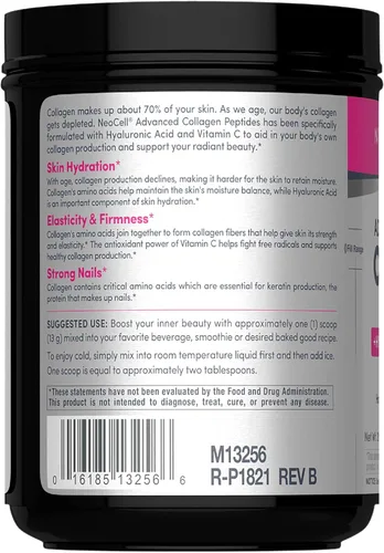 Miniatura 3 de NeoCell Súper Colágeno en Polvo, Colágeno Plus incluye Vitamina C y Ácido Hialurónico, Promueve el Cabello Saludable, la Piel Hermosa y el Soporte