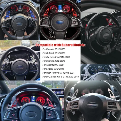 Miniatura 2 de CKE Compatible con Subaru Crosstrek Forester Outback Impreza Legacy Ascent WRX BRZ Scion FR-S GT86 - Extension de cambio mediante levas para Rojo