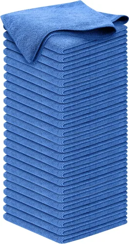 Miniatura 9 de USANOOKS Paño de limpieza de microfibra, 8 piezas de 12 x 11 pulgadas, alto rendimiento, 1200 lavados, toallas ultra absorbentes, tejido de suciedad