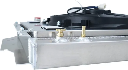 Miniatura 6 de Radiador de aluminio de 3 filas+ventilador de 120 W+Kit de protección y relé de repuesto para Dodge D/W 1979-1993 100/200/250/300 400 Camión