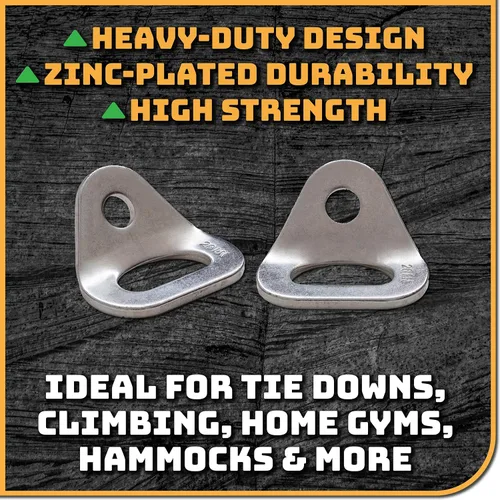 Miniatura 4 de Perno de pared de escalada de 26kN para perno de pared, anclaje/amarre para tornillo/perno de 3/8 pulgadas, ideal para escalada en roca y gimnasios