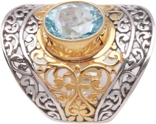 Miniatura 4 de NOVICA - Anillo de piedra preciosa para niñas y mujeres