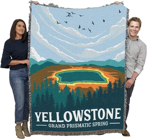 Miniatura 51 de Pure Country Weavers Manta del Parque Nacional Acadia, manta de tapiz de algodón para regalo, fabricada en los Estados Unidos, 72 x 54 pulgadas