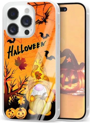 Fundas divertidas para teléfono con diseño de calabazas de Halloween, color naranja, para mujeres y niñas, regalos para iPhone 11, 12, 13, 14, 15