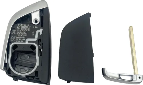 Miniatura 3 de Horande Funda de repuesto para llavero de 4 botones para BMW X1 X2 X3 X5 X6 M5 M6 M40i X5M 1 2 5 6 7 Series 530i 320 325I - Carcasa para llavero