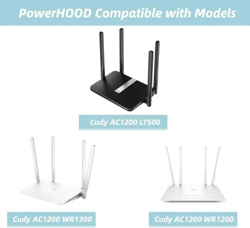 Adaptador de 12 V CA/CC compatible con Cudy AC1200 Gigabit WiFi Router LT500 LT500D LT500V LT500E WR1300 WR1300S WR1300E WR1200 WR1200E Dual Band
