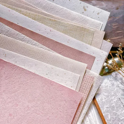 Miniatura 3 de Juego surtido de 13 hojas de papel texturizado para álbumes de recortes, papel especial para manualidades para álbumes de recortes, suministros
