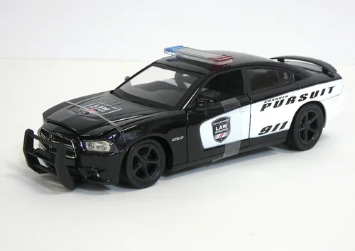 Miniatura 5 de Nuevo Ray Dodge Charger Pursuit Carro de policía fundido a troquel escala 1/24