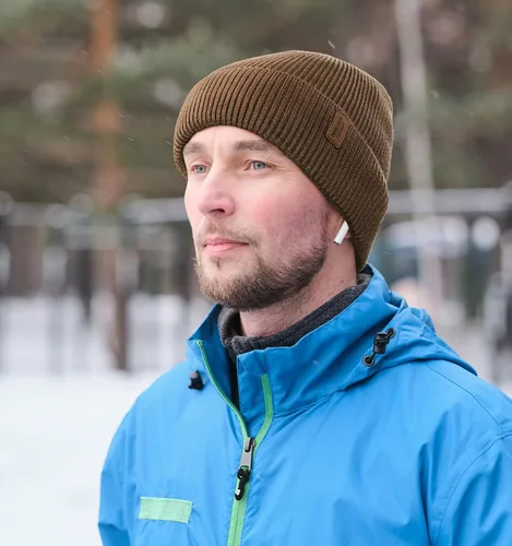 Miniatura 4 de Wmcaps Gorro de invierno para hombres y mujeres, gorro de punto suave y cálido con forro polar