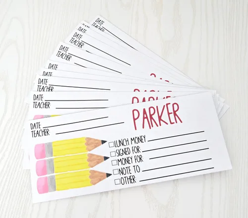 Miniatura 2 de Sobres personalizados para dinero escolar, sobres personalizados para profesores, sobres de notas para profesores, sobres de dinero para almuerzo