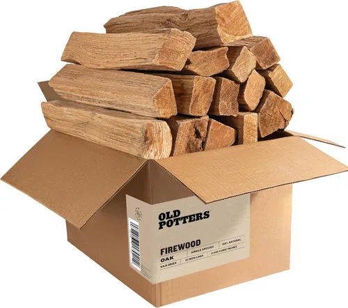 Miniatura 12 de Old Potters Leña Seca al Horno - Cerezo, 1100 Pulgadas Cúbicas, 16-18 Troncos ~ Troncos de 8" x 2.5". Solo Stove y Madera para Cocinar