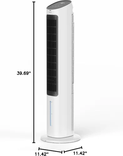 Miniatura 2 de DREO Ventiladores de refrigeración que soplan aire frío, enfriador de aire evaporativo de 40 pulgadas, ventilador de torre actualizado 2023