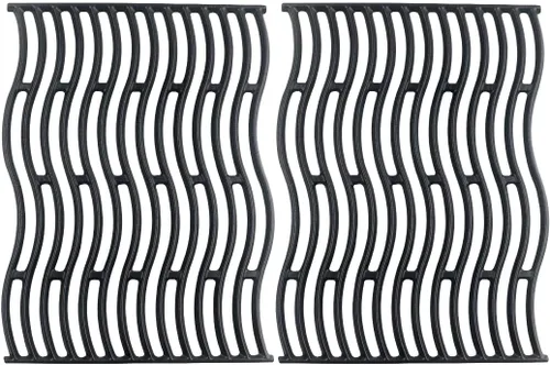 Miniatura 8 de Piezas de repuesto para parrilla Napoleon LEX485/605/730 LE LD485 Series S81001, paquete de 4 quemadores de parrilla y placas térmicas, acero