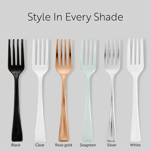 Miniatura 4 de Restaurantware - Mini tenedores de 4 pulgadas, 100 tenedores pequeños desechables - Pesado, combina con sus obras, postres o muestras, tenedor