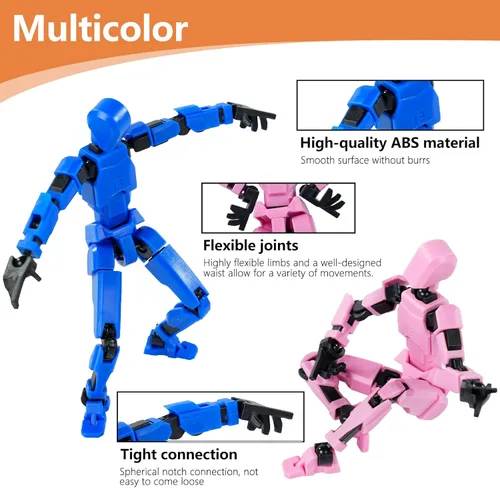 Miniatura 2 de Juego de figuras de acción, modelo 13 figura de acción móvil multiarticulada, caja de regalo, ideal para seres queridos y amigos. Rojo